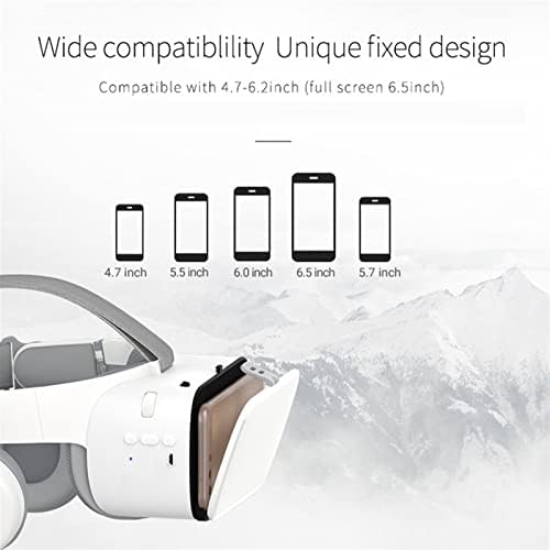 NUOPAIPLUS VR Headset, 3D-s VR Szemüveg Bluetooth VR Sisak Virtuális Valóság Headset Okostelefon Okos