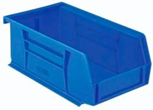 Műanyag Stack & Lógni Bin, 4-1/8W x 7-3/8D x 3H, Kék