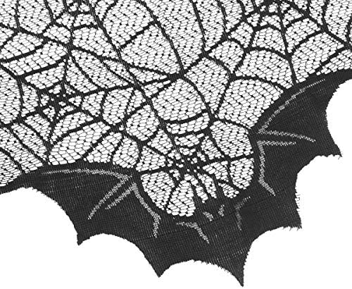 PartyKindom Étkező Asztal Dekoráció Halloween Otthon Dekoráció, Halloween Kandalló Ruhával Dekoráció Bat