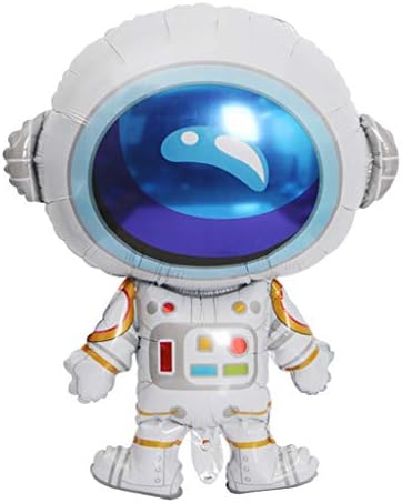 Creaides 5 Csomag világűrben Lufi Űrhajós Űrhajós Rakéta Léghajó Hold UFO Héliumos Fólia Lufi Baby Shower
