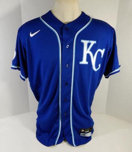 2020 Kansas City Royals Pedro Grifol 6 Játék Kiadott Pos Használt Kék Mez DG P 5 - Játék Használt MLB