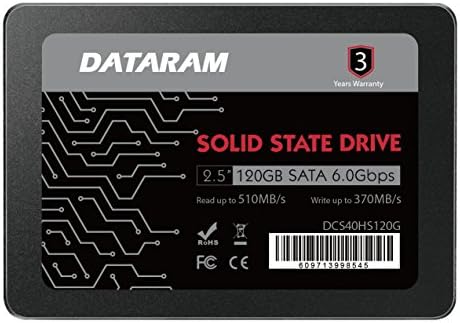 Dataram 120GB 2,5 SSD Meghajtó szilárdtestalapú Meghajtó Kompatibilis az ASROCK B150M PRO4