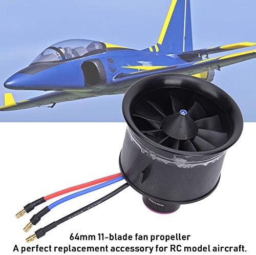 Vbest élet EFA-64mm 11-Penge Ventilátor Propeller Cső Brushless Motor RC Távirányító Modell/Drone Tartozékok