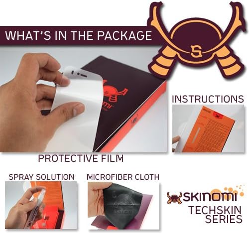 Skinomi képernyővédő fólia Kompatibilis LG Optimus Showtime Tiszta TechSkin TPU Anti-Buborék HD Film
