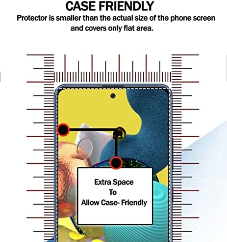 RKINC Screen Protector [4-Pack] a Samsung Galaxy A52 4G 5G / A52S 5G, Edzett Üveg Fólia képernyővédő fólia,