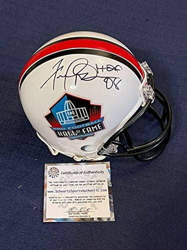 Fred Dean San Francisco 49ers HOF 2x Super Bowl Aláírt Autogramot Mini Sisak COA - Dedikált NFL Mini Sisak