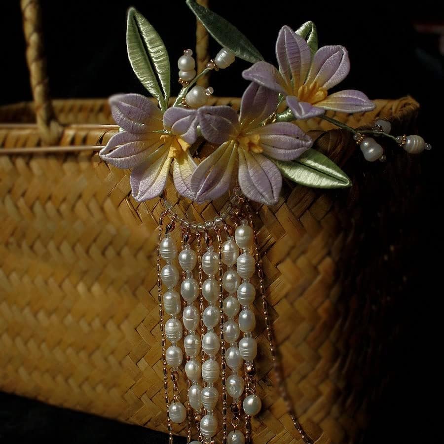 YCZDG Virág Csomagolva Pillangó Orchidea Hajtű Aranyos Kis Friss Rojtos Hajtű (Szín : Egy, Méret : 10